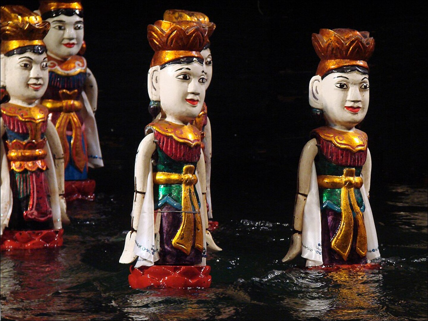 Traditional Water Puppet Performance